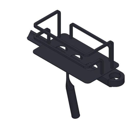 Giese Optisign Duschkorb 3078714 Montage an Brausestange, links, schwarz matt