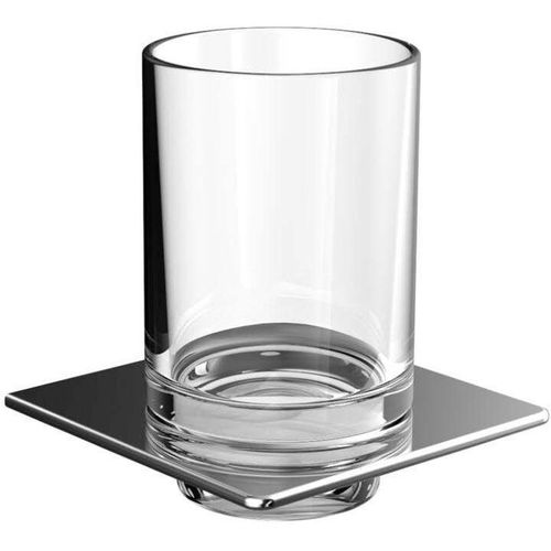 Emco Art Glashalter 162000102 chrom, Kristallglas klar