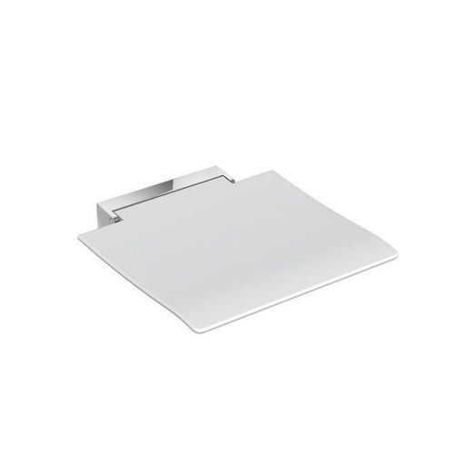 Hewi 450 Klappsitz 950.51.2159098 verchromt, 450 x 463 x 107 mm, Sitzfläche weiß