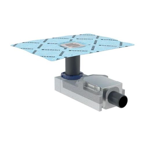 Geberit Duschbodenablauf 154050001 Fußboden ab 90 mm, für bodenebene Dusche