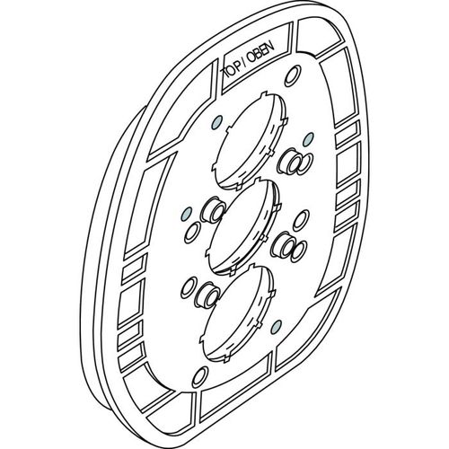 Ideal Standard Rosettenhalter Zst., Z-TH. A963448NU