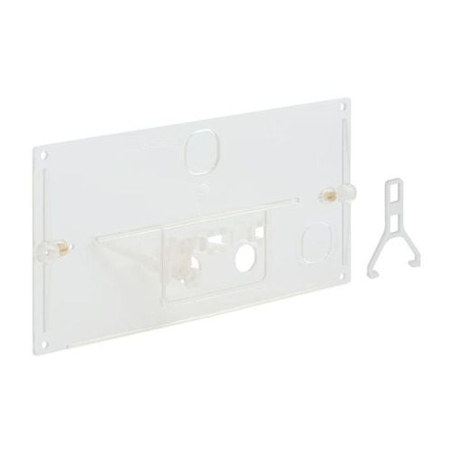 Geberit Schutzplatte 240026001 transparent, Hebelmechanik und Bügel