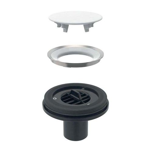 Geberit Setaplano Ablaufanschluss 154032001 für Duschfläche, stockwerksdurchdringend, 50 mm