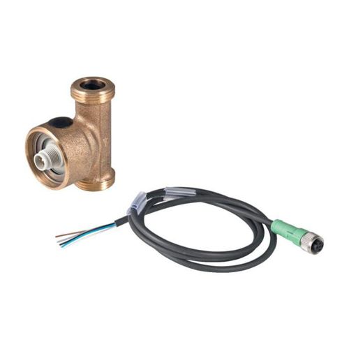 Geberit Temperatur-/Volumenstromsensor 616227001 3,5 - 50 l/min, für Gebäudetechnik, Rotguss