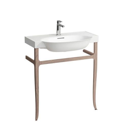 LAUFEN The new classic Waschtischgestell H4060720856291 Nussbaum, 78x83x32cm, bodensehend