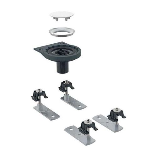 Geberit Setaplano Ablaufanschluss 154030001 für Duschfläche, stockwerksdurchdringend, 50 mm