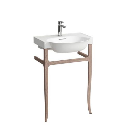LAUFEN The new classic Waschtischgestell H4060710856291 Nussbaum, 58x83x32cm, bodensehend