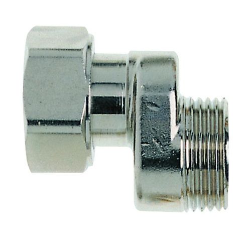 Heimeier S-Anschluss 1351-02.362 G 3/4 IGxG 3/4 AG, Messing vernickelt