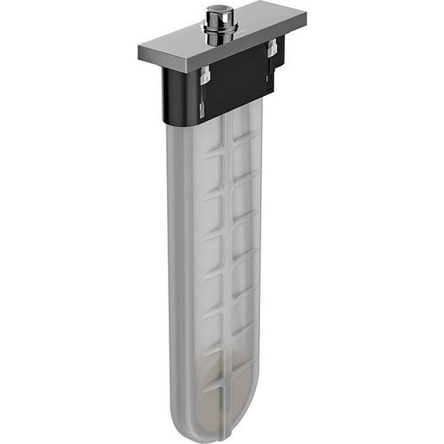 hansgrohe sBox Wannenrandset 28010000 chrom, eckig, für Wannen- und Fliesenrand