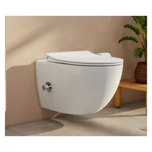Vitra Aquacare Sento WC Set 7748B003-6206 VitrA Flush 2.0 mit Bidetfunktion, mit integrierter Armatur
