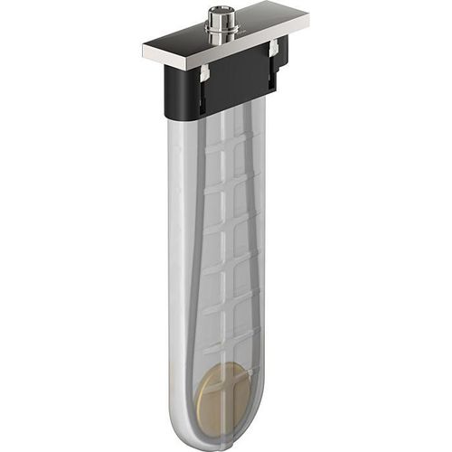 hansgrohe sBox Wannenrandset 28012000 eckig, für Wannen- und Fliesenrand, chrom