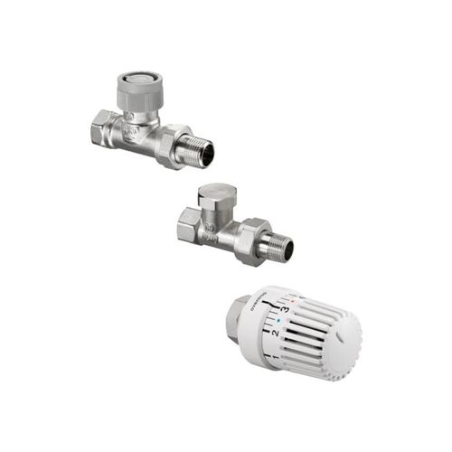 Oventrop Uni LH Thermostatventil-Set 1703163 DN 10, Durchgang, mit Thermostat