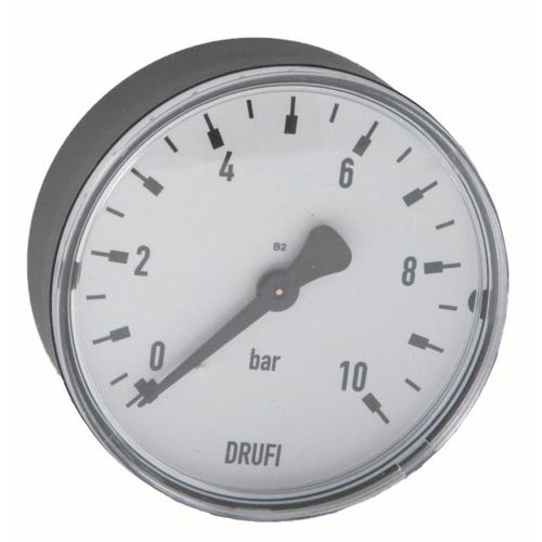 Syr - Sasserath Manometer 2315.00.921 G 1/4, 0-10 bar, mit waagerechtem Anschluss