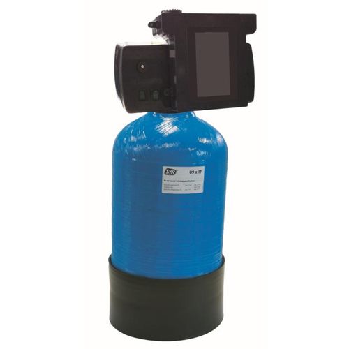 Syr - Sasserath Harzflasche 8,8L mit Steuerkopf 1500.01.944 zur LEX Plus 10 Connect (DVGW)