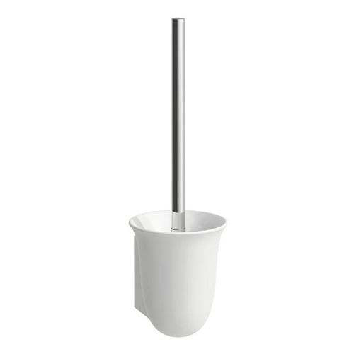 LAUFEN The new classic WC-Bürstengarnitur H8738527570001 12,5x14,5x14,5cm, mit Klosettbürste, weiß matt