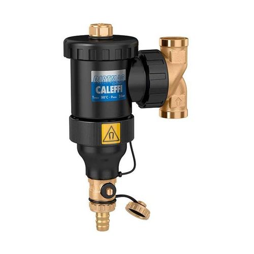 Caleffi Dirtmag Schlammabscheider 545345 3/4", Technopolymer-Gehäuse, mit Magnet, IG-Anschlüsse