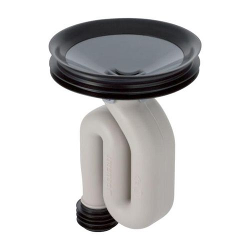 Geberit 1-Liter Systemsiphon Public 241480001 für Urinale, 50 mm Siphonierungshöhe