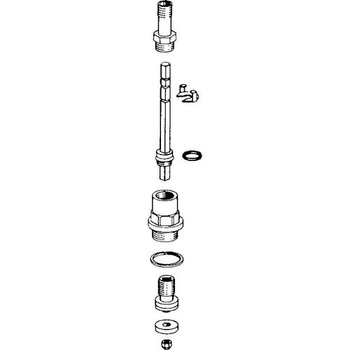 Hansa Unterputz Oberteil 59901451, 80 - 115 mm, G1/2