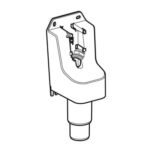 Geberit Aufnahmeeinheit, 243751001 zu Geberit Hygienespülung Rapid