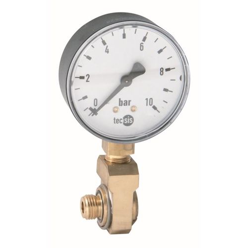Syr - Sasserath Manometer 4807.00.900 0-10 bar, mit Winkelanschluss, G 1/4, 50mm
