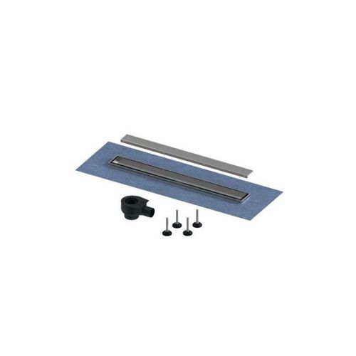 TECE Duschrinnenset 15150090 Länge 900 mm, flach, 2 in 1