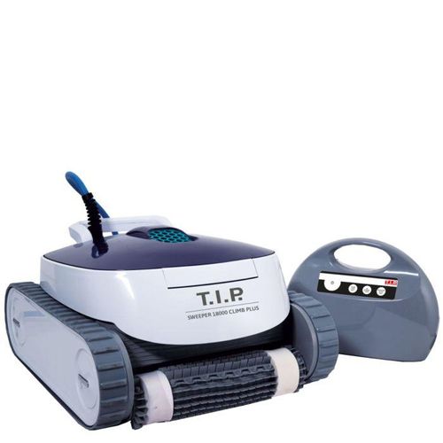 T.I.P. Pool-Roboter - 100 m³ Becken, 18.000 l/h, Boden-/Wandreinigung, Reinigungsmodi, Sweeper 18000 CLIMB PLUS, 30439
