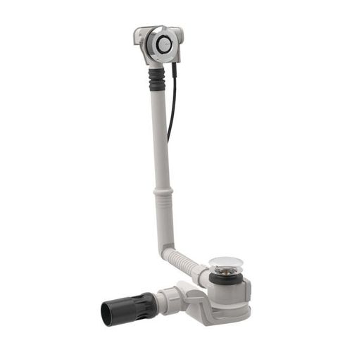 Geberit d52 Badewannenablauf 150750216 mit Druckbetätigung, mit Fertigbauset, hochglanz-verchromt