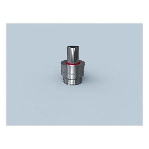 Bertrams Polyline LAS Mündungselement 42MEL-A60 DN 60/100, mit Zuluft außen, Edelstahl