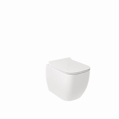 Kludi Resa c WC Set 28WCSET43 verdeckte Befestigungen, Weiß glänzend