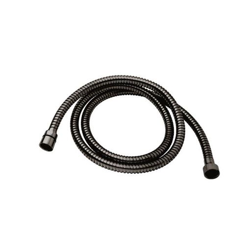 Herzbach Design iX PVD Metallflex-Brauseschlauch 21.926300.1.40 Black Steel, Brauseschlauch 1250 mm, Metall-Agraff