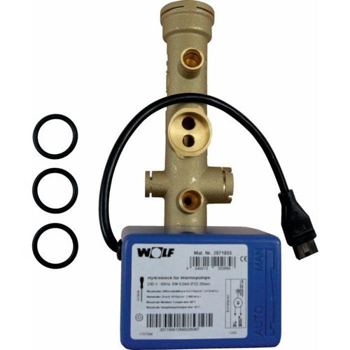 Wolf Hydroblock inkl. 3 Wege Ventil 207185599 für BWL-1S