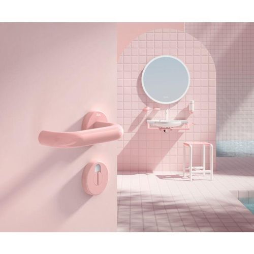 Barbie™ x HEWI Frei-Besetzt-Garnitur B111.002 Türstärke 18bis28mm, m.Notöffnung, rosa