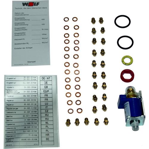Wolf Umrüstsatz Flüssiggas - Erdgas E 8601298 für GU-2E-S24