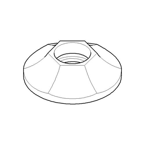 Dornbracht Ros.schub up/abgang da=60 092737003-00 chrom
