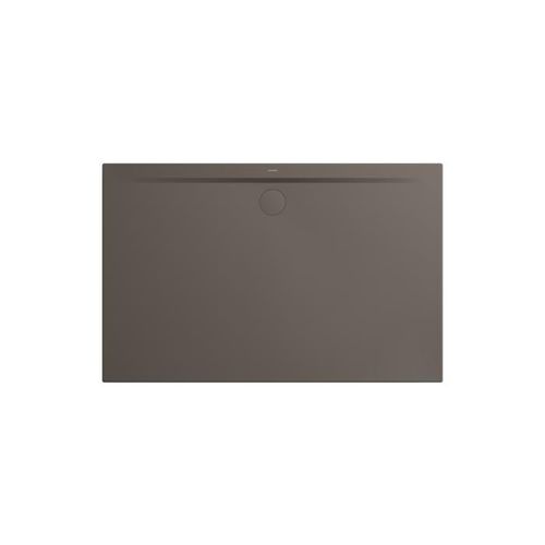 Kaldewei Superplan zero Duschwanne 357847983673 90x140cm, Wannenträger extraflach, Perleffekt, warm grey80