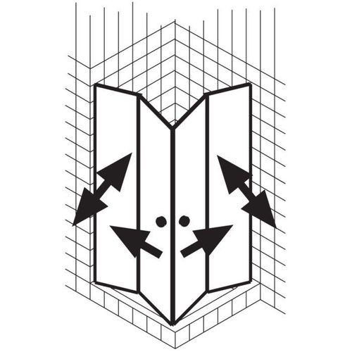 Kermi Liga Dichtleiste 2534987 LI 2CR/L, 4x985mm, waagerecht