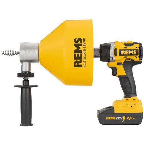 REMS Mini-Cobra S 22V VE Akku-Rohrreinigungsgerät 170027R220 mobiles, handliches Akku-Rohrreinigungsgerät