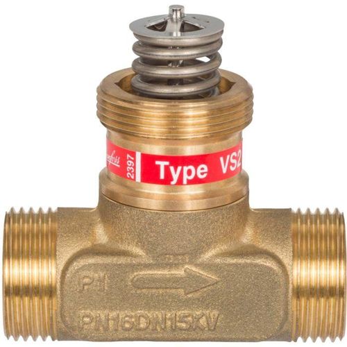 Danfoss Durchgangsventil DN15 065F2115 Kvs 1,6, PN16, entzinkungsfreies Messing