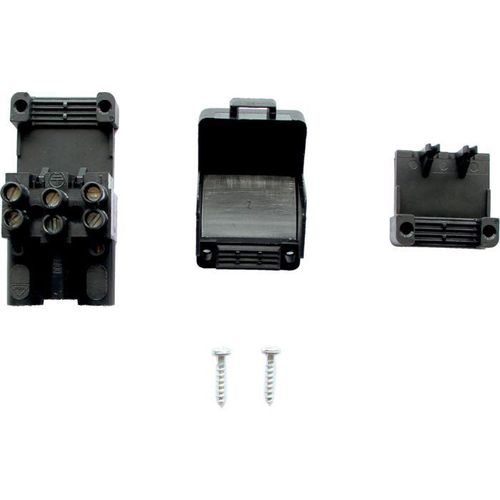 Wolf Buchsenteil 3-polig schwarz 2794021 für R31, R32, R32/2, R32/5