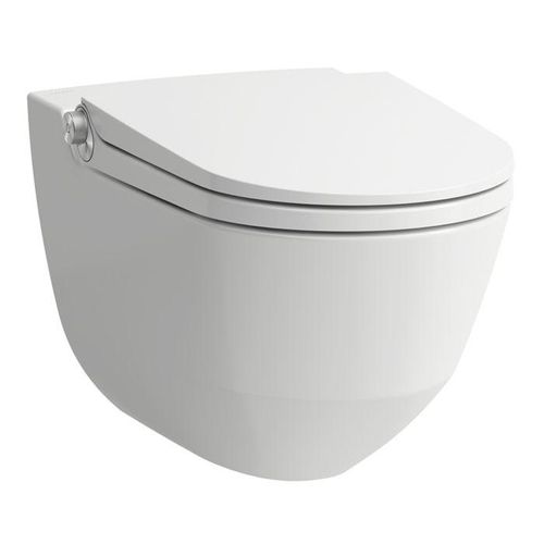 LAUFEN Cleanet Riva Dusch-Tiefspül-WC H8206917570001 spülrandlos, 35,5 x 60 cm, weiß matt