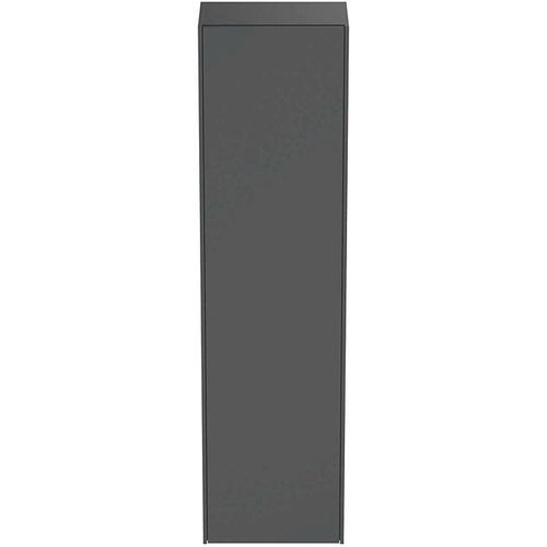 Ideal Standard Conca Hochschrank T3956Y2 1 Tür, 37x25x140 cm, Halbhochschrank, Anthrazit matt lackiert