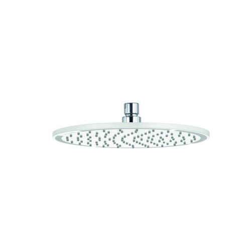 Kludi A-qa Kopfbrause 6432591-00 weiß/chrom, 250 mm, flach, rund, ohne Brausearm