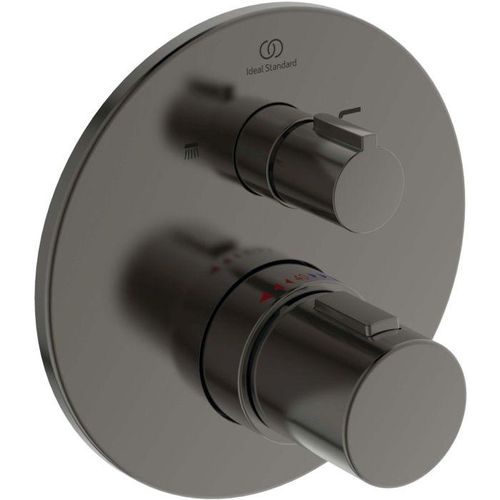 Ideal Standard Ceratherm T100 Fertigmontageset A5815A5 für Unterputz-Badethermostat, Bausatz 2, eigensicher, Magnetic Grey