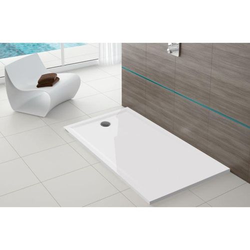 Hoesch Muna S Mineralguss-Duschwanne 4259XA.010 160 x 80 x 3 cm, weiß
