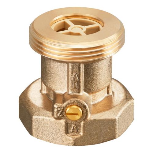 Oventrop Sperrventil Typ SVE 1070008 DN25, G1 1/2"AG, G1 1/2"IG, PN10, Ms