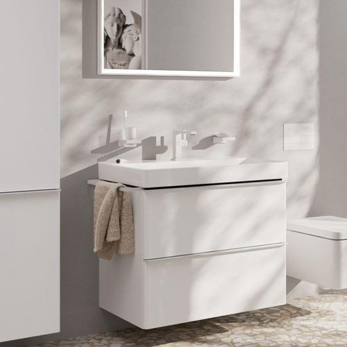 hansgrohe Tecturis E Waschtischarmatur 73021700 Ausladung 155mm, ohne Ablaufgarnitur, mattweiß