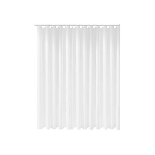 Keuco Duschvorhang Plan uni 14943000120 200 x 180 cm, 11 Ösen, weiss