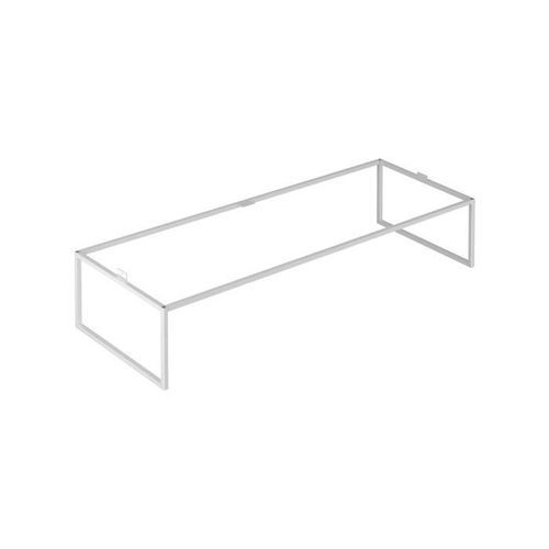 Keuco X-Line Bodengestell 33198970005 120x25,5x47cm, Dekor vulkanit matt beschichtet, Glas vulkanit matt
