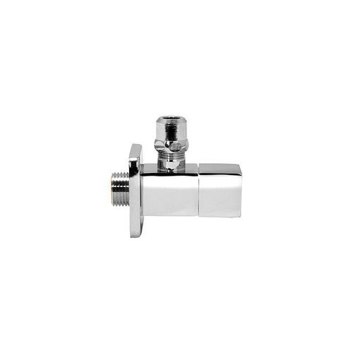 Universal Design-Eckventil 108678 1/2"x10mm, kantige Bauform, Messing verchromt