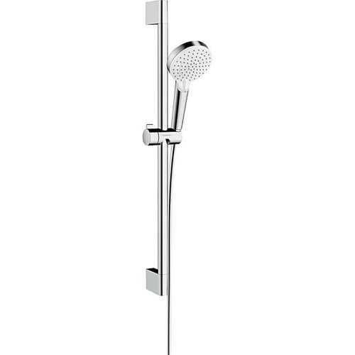 hansgrohe Crometta Brauseset 26534400 9 l/min, weiß/chrom, 669 mm Brausestange